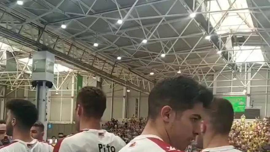 ElPozo Murcia FS celebra con su afición el pase a la Gran Final por el título de Liga