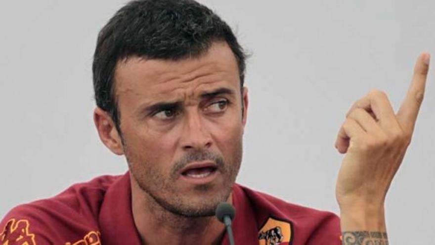 Luis Enrique, presentado con la Roma