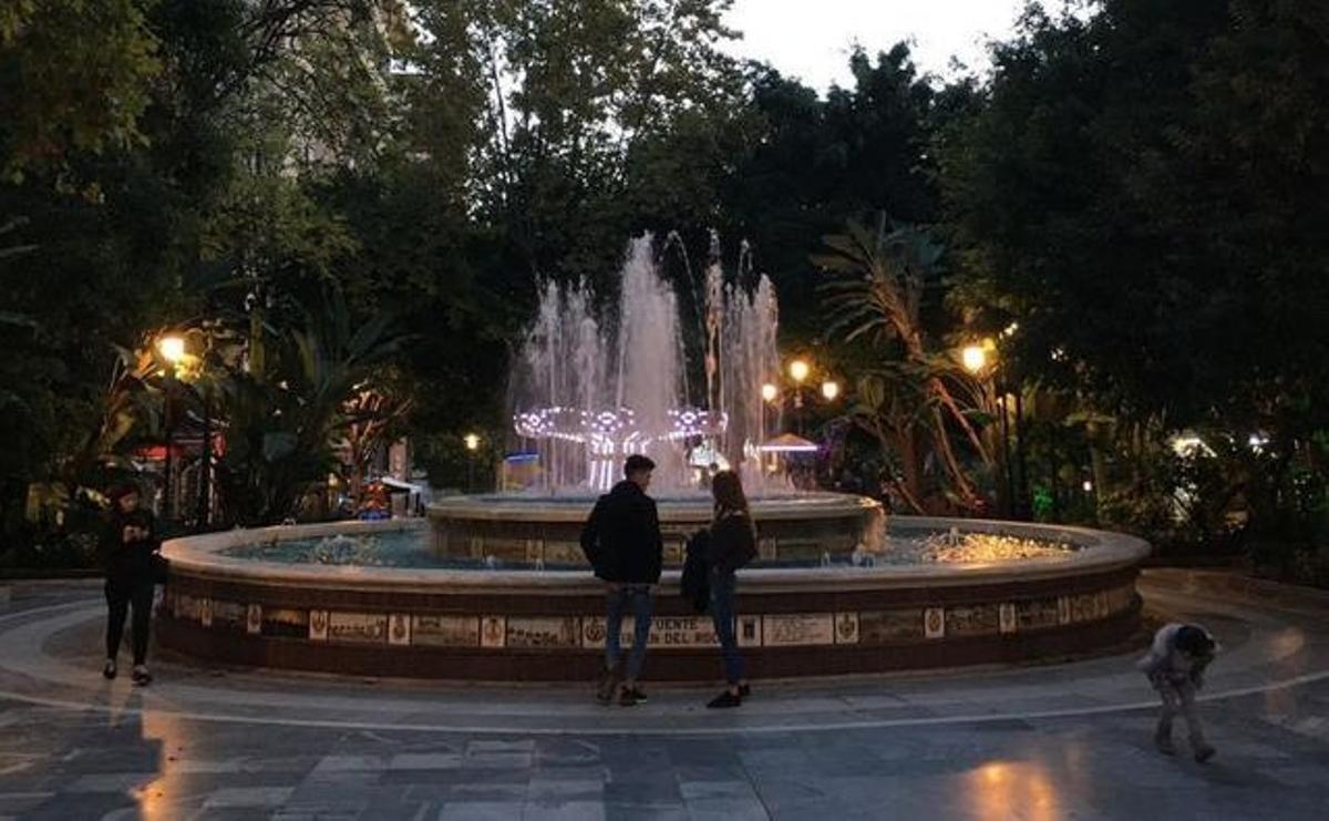 Paseo de La Alameda, en Marbella.