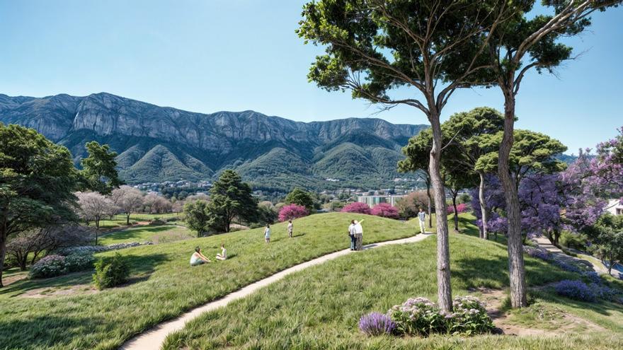 Asi será el parque del Bosc de Diana, el gran pulmón verde de Dénia
