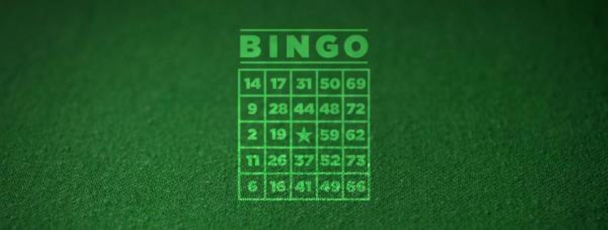 Cartón de un bingo