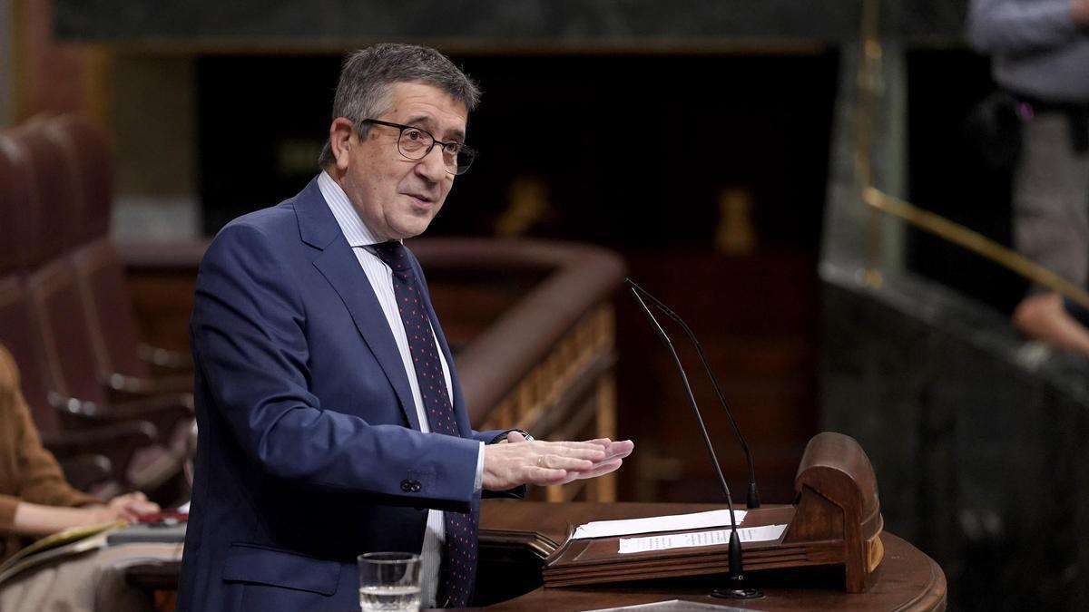 Patxi López. Comparecencia de Pedro Sánchez en el Congreso de los Diputados.