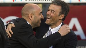 segea33646893 barcelona  23 04 2016      luis enrique y abelardo160423230745