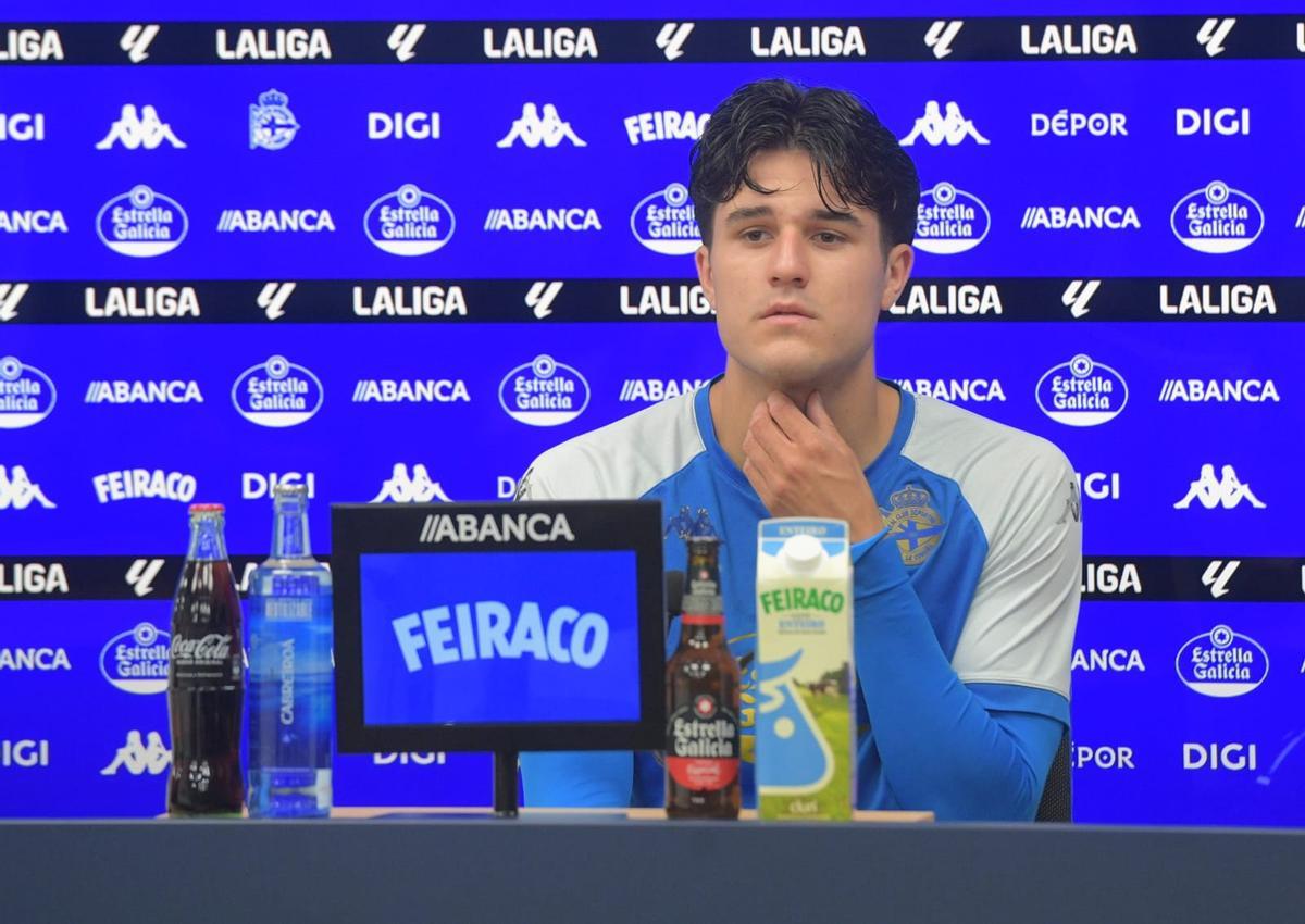 Noé Carrillo, en sala de prensa