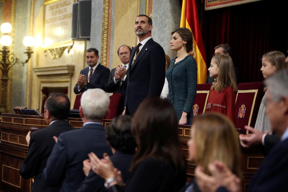 Leonor y Sofía, protagonistas en el Congreso