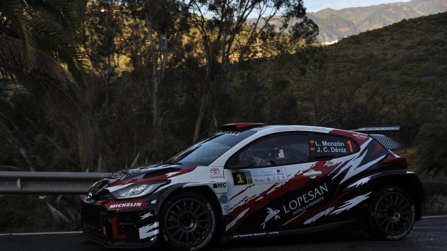 Victoria incontestable de Luis Monzón en su Rally Villa de Santa Brígida