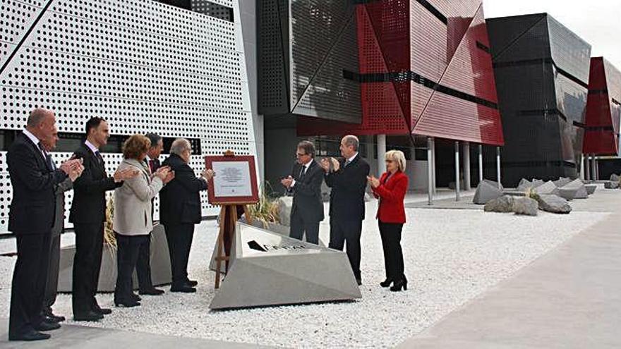 Acte d&#039;inauguració del Centre d&#039;FP d&#039;Automoció que es va fer el mes de març del 2015