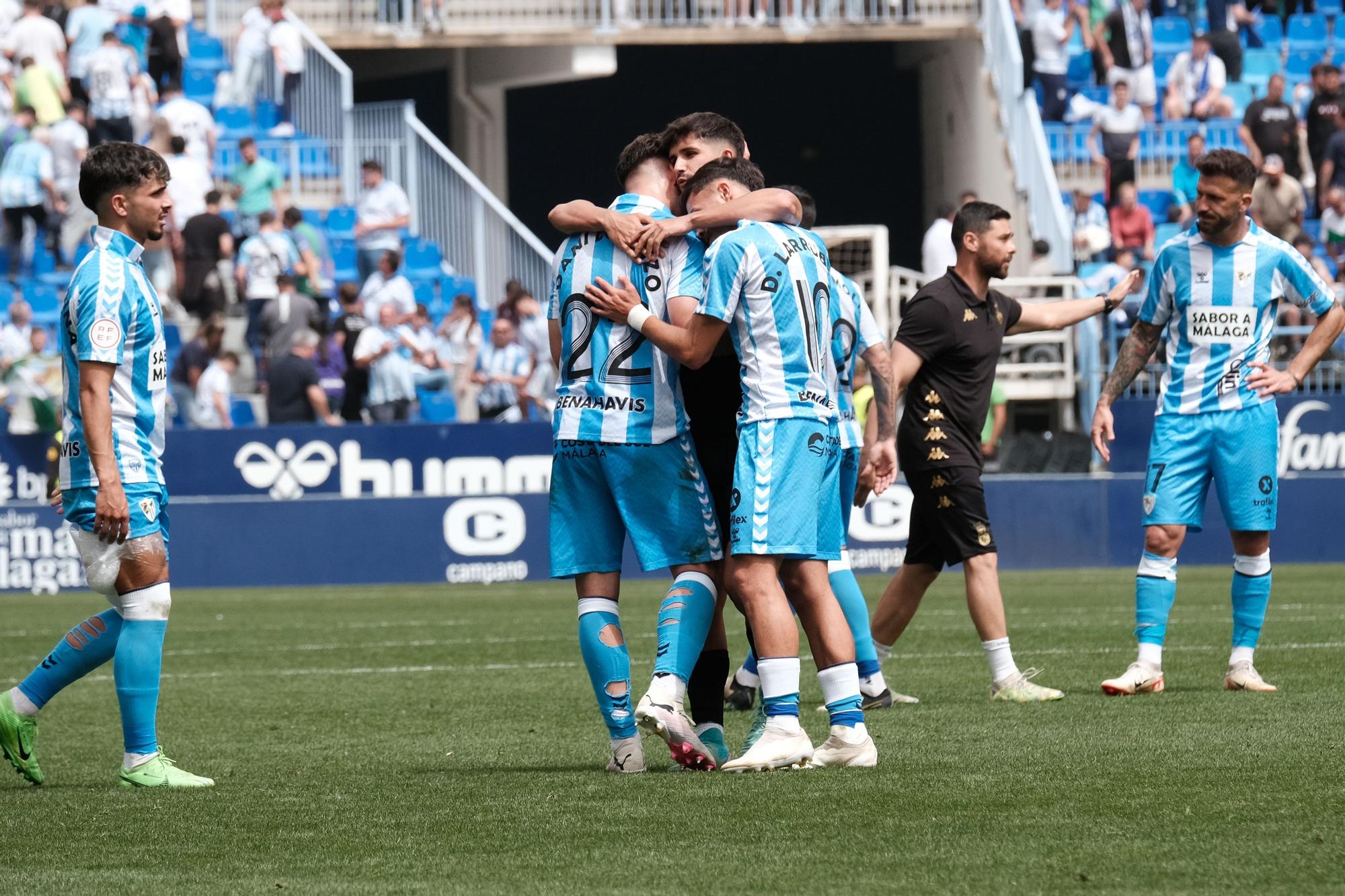 Málaga CF - AD Ceuta en La Rosaleda.