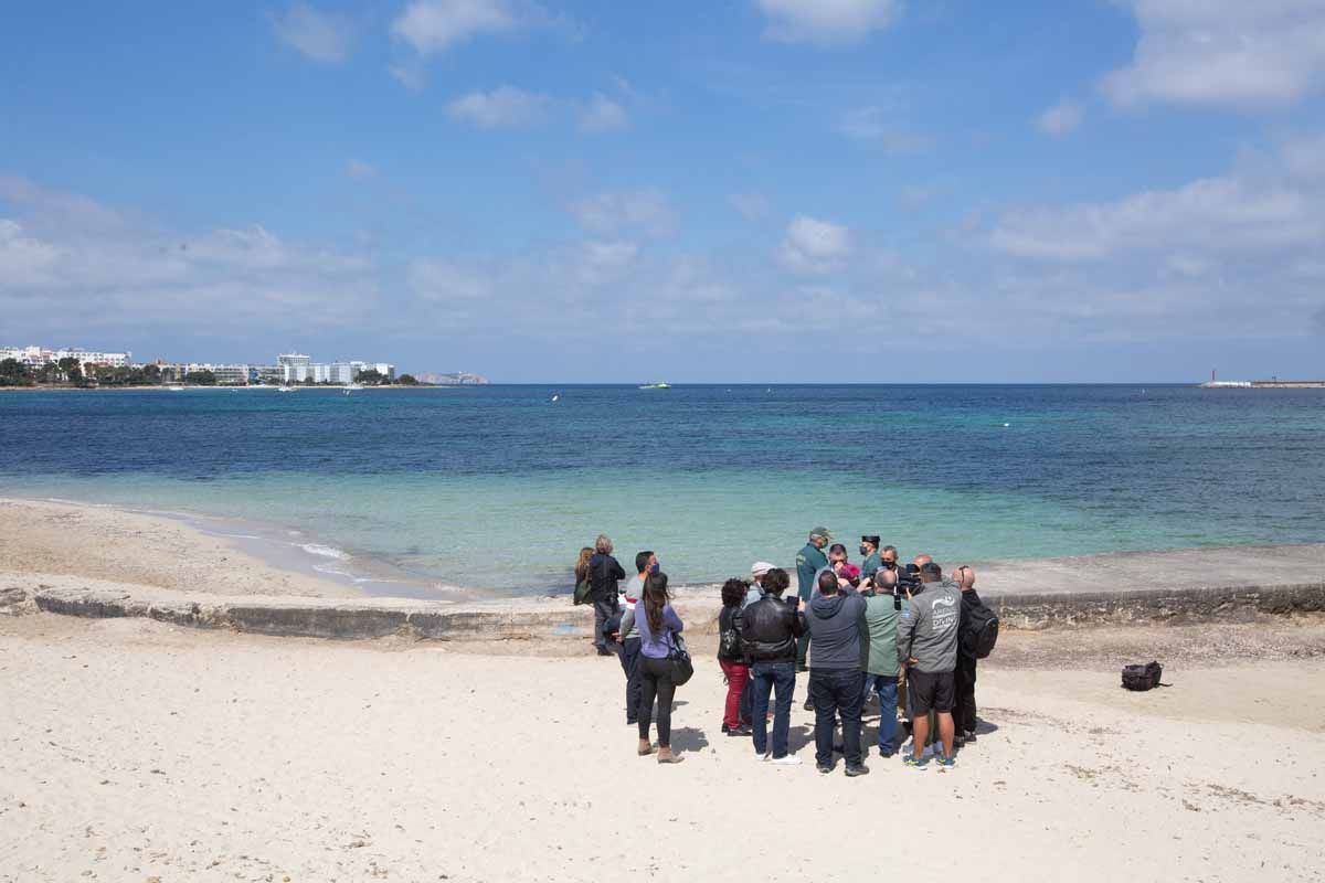 Sant Josep inicia la retirada de 156 muertos del fondo de la bahía