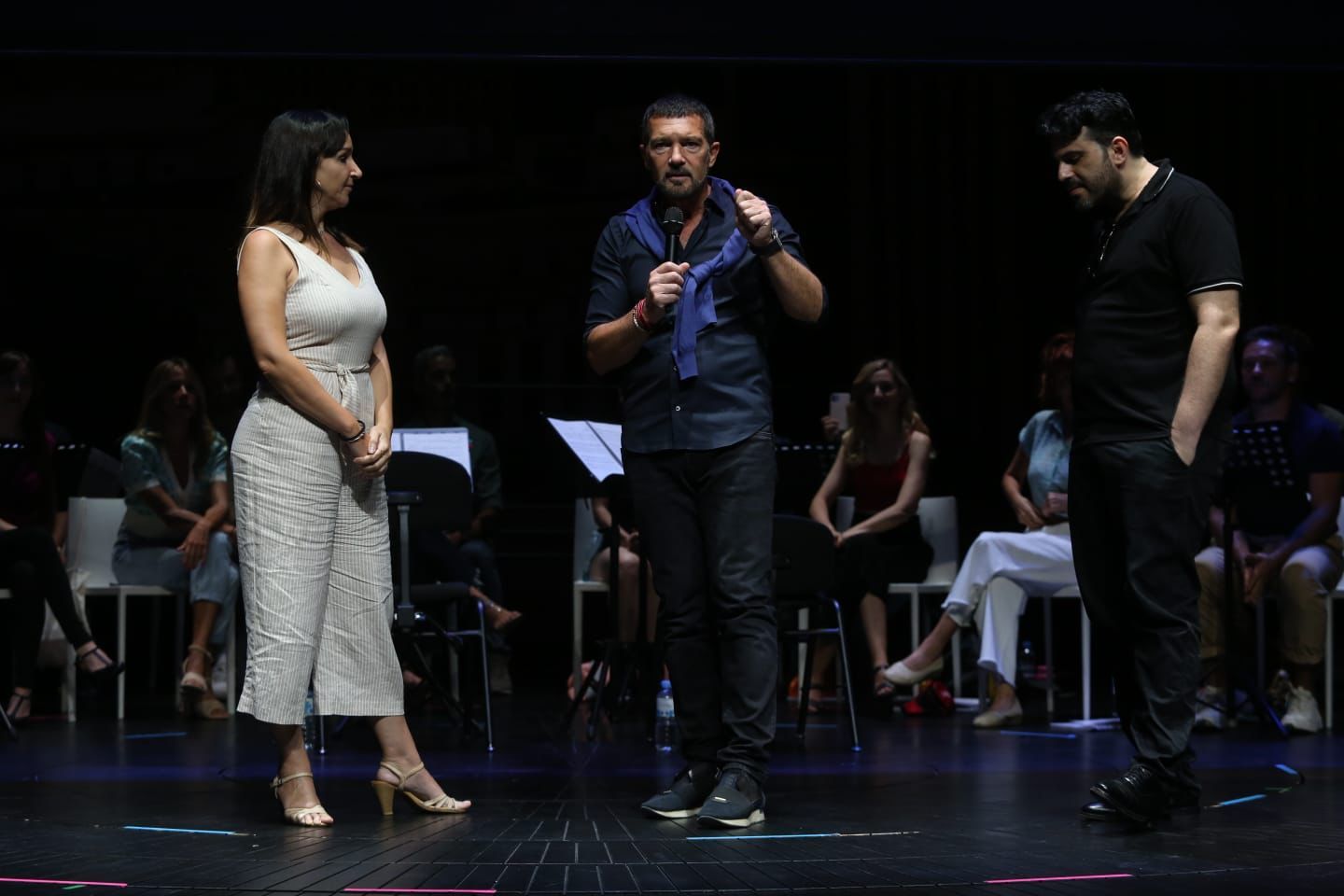 Antonio Banderas presenta el musical 'Company' en el Teatro Soho CaixaBank