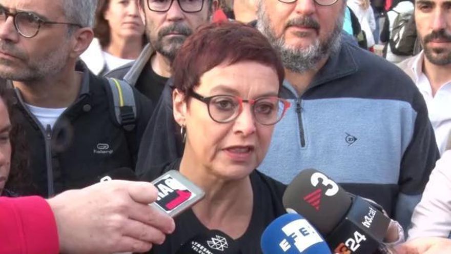 Declaracions de Montse Bassa: "La Dolors vol és que hi hagi mobilitzacions continuades però, sobretot, pacífiques