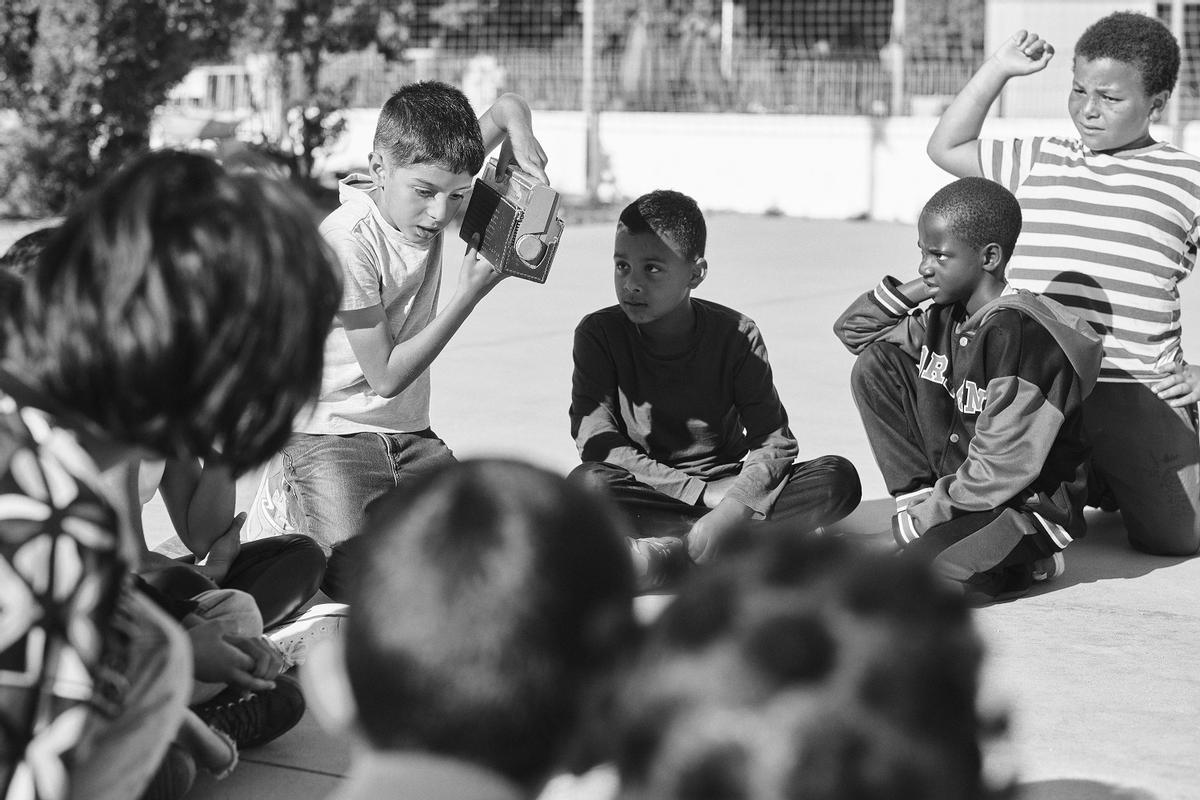 Una imatge d'escola planter.