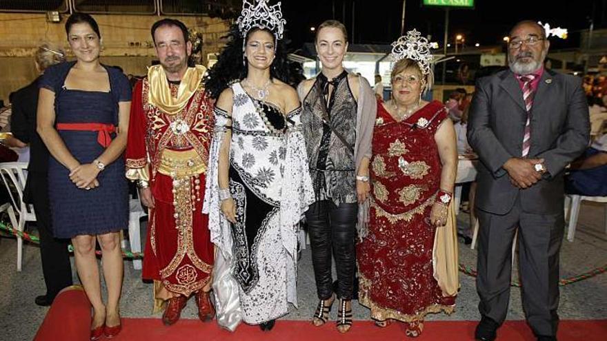 Presentación de los nuevos cargos de las fiestas de El Rebolledo, al que acudió la alcaldesa.