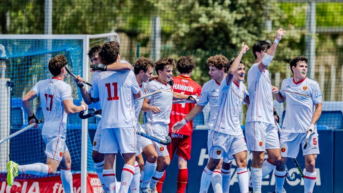 Una imagen del partido.
