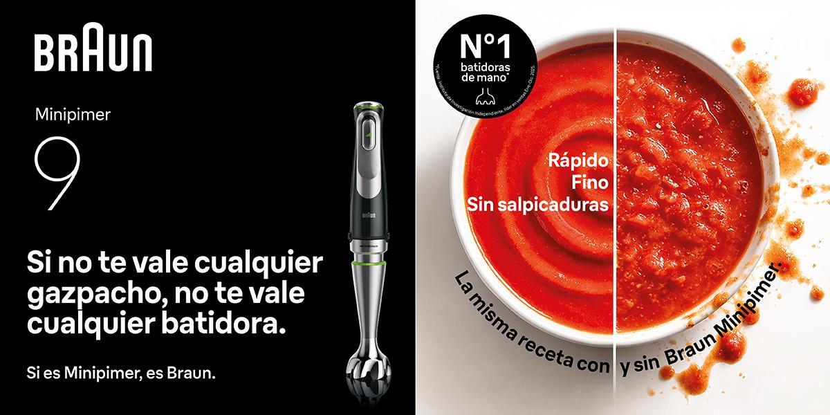 Prepara tus recetas favoritas con Braun Minipimer y sus accesorios