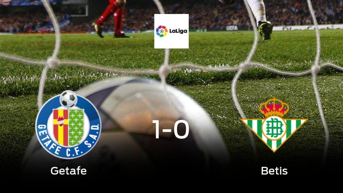 El Getafe consigue la victoria en casa ante el Real Betis (1-0)