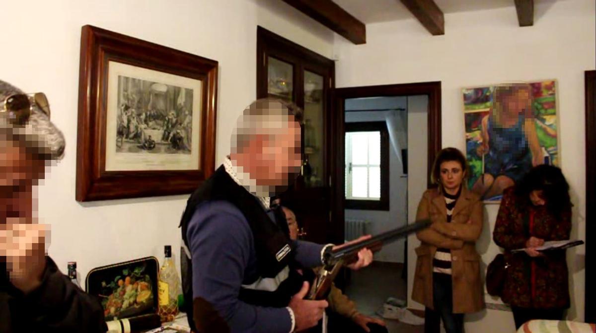 La reconstrucción del crimen de Porreres, en imágenes