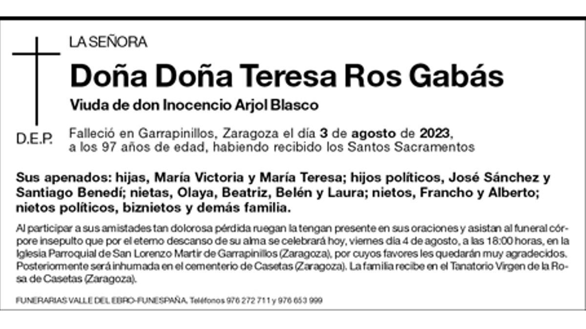 Teresa Ros Gabás