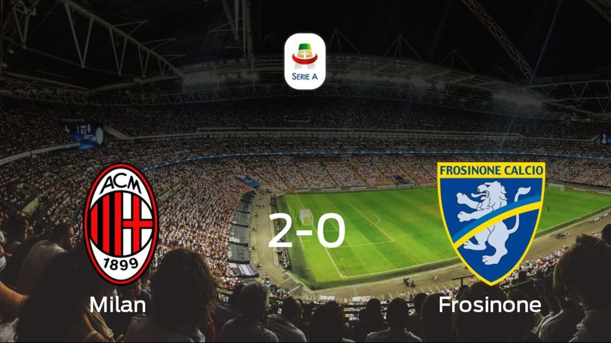 El Frosinone cae derrotado frente al Milan en el San Siro (2-0)