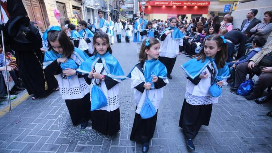 Procesiones del Viernes Santo por la tarde en Murcia (Servitas, Misericordia y Santo Sepulcro)