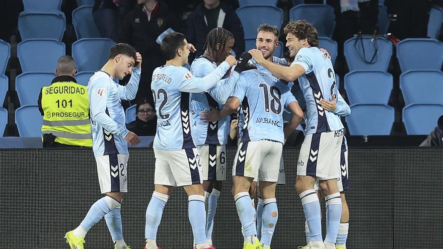 El Celta rompe el maleficio de Giráldez con el Rayo