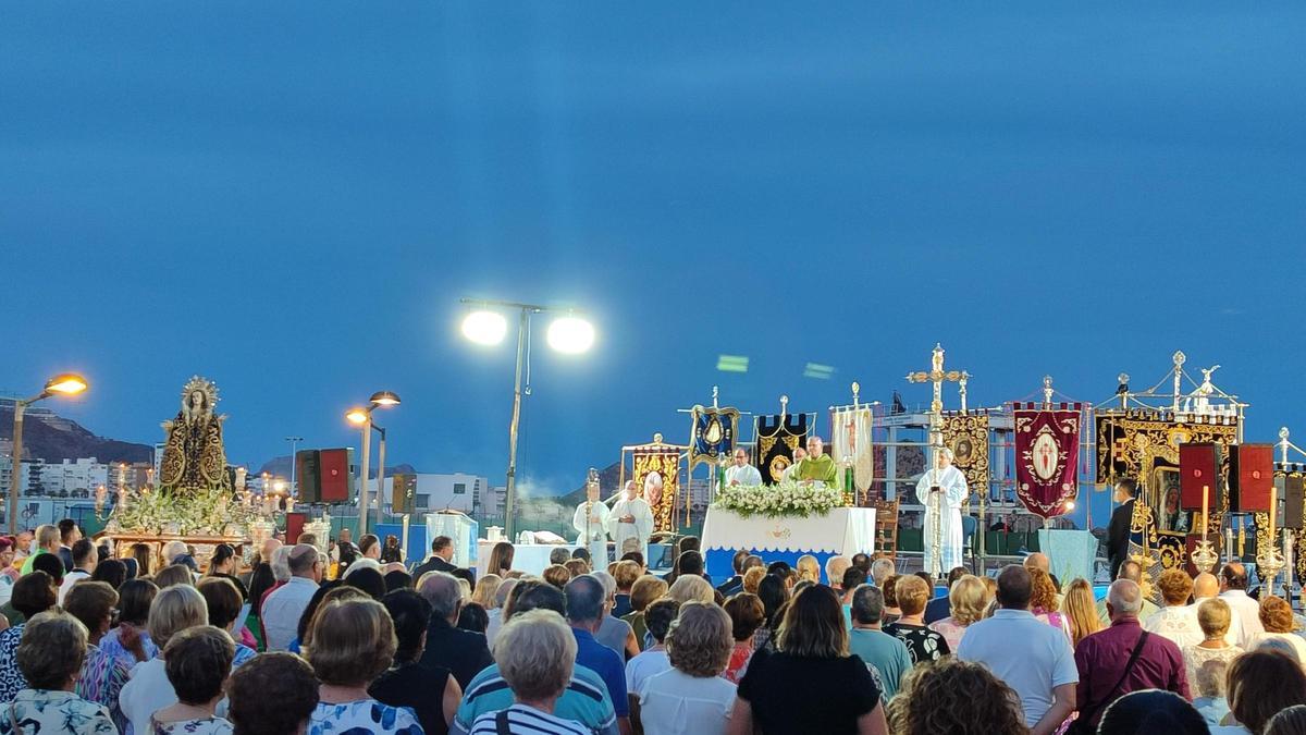 Eucaristía por el 25 aniversario de la coronación de la patrona de Águilas