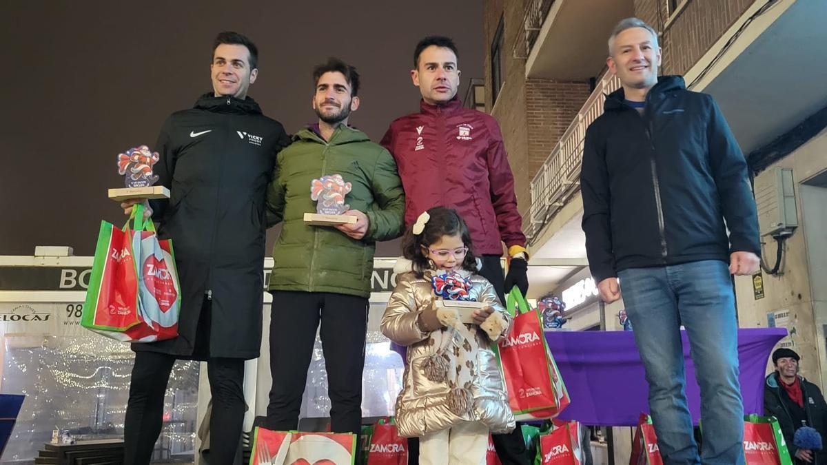 Podio masculino en Toro