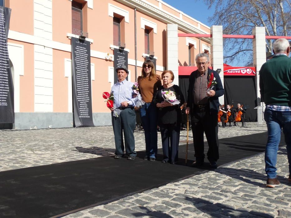 Homenaje a las víctimas del bombardeo franquista en Xàtiva