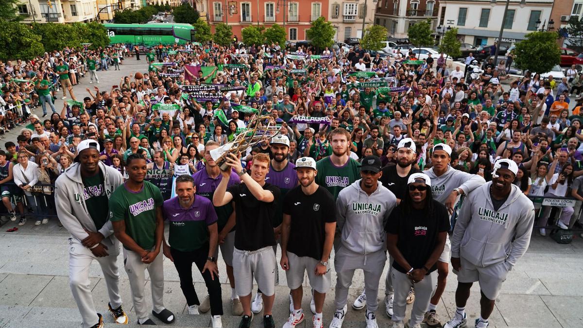 El Unicaja y el título de la BCL ya están en Málaga