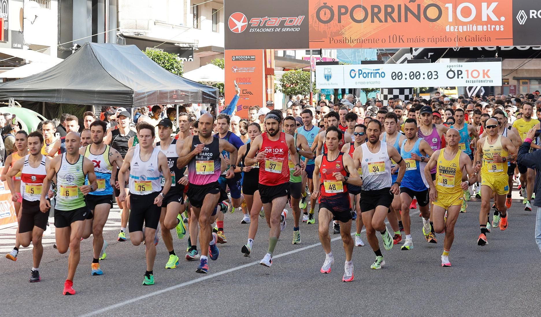 Ester Navarrete y El Mehdi El Nabaoui lideran la carrera O Porriño 10K