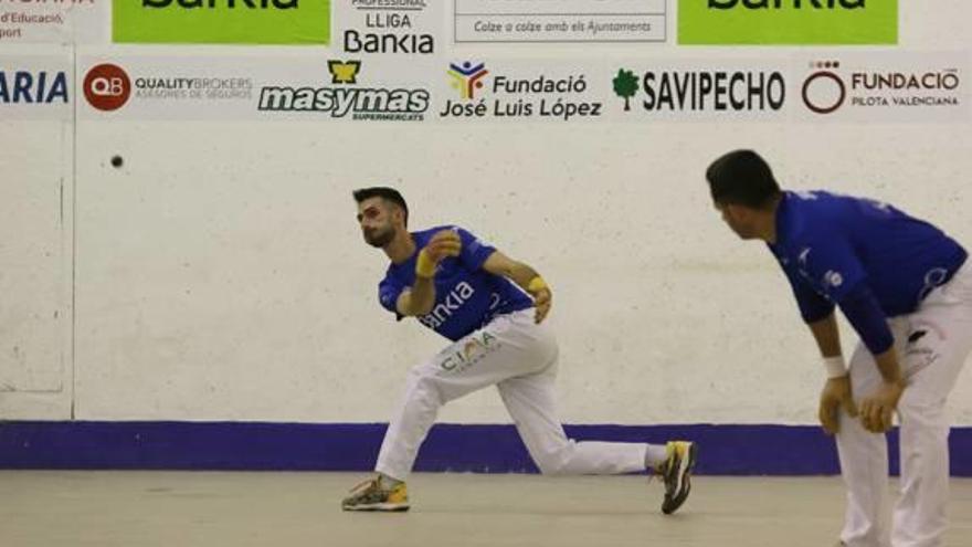 Marc juga de rebot, ahir a Guadassuar.