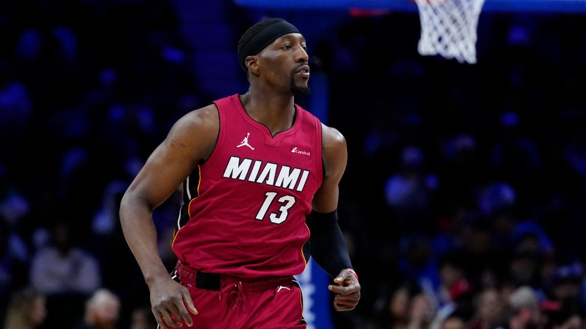 Bam Adebayo, durante un partido de la NBA