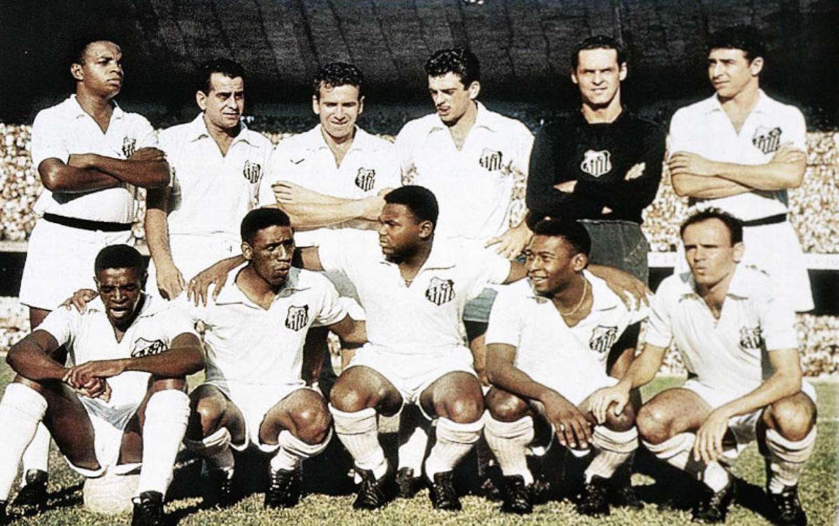El once titular del Santos en la consecución de su segunda Libertadores (1963)