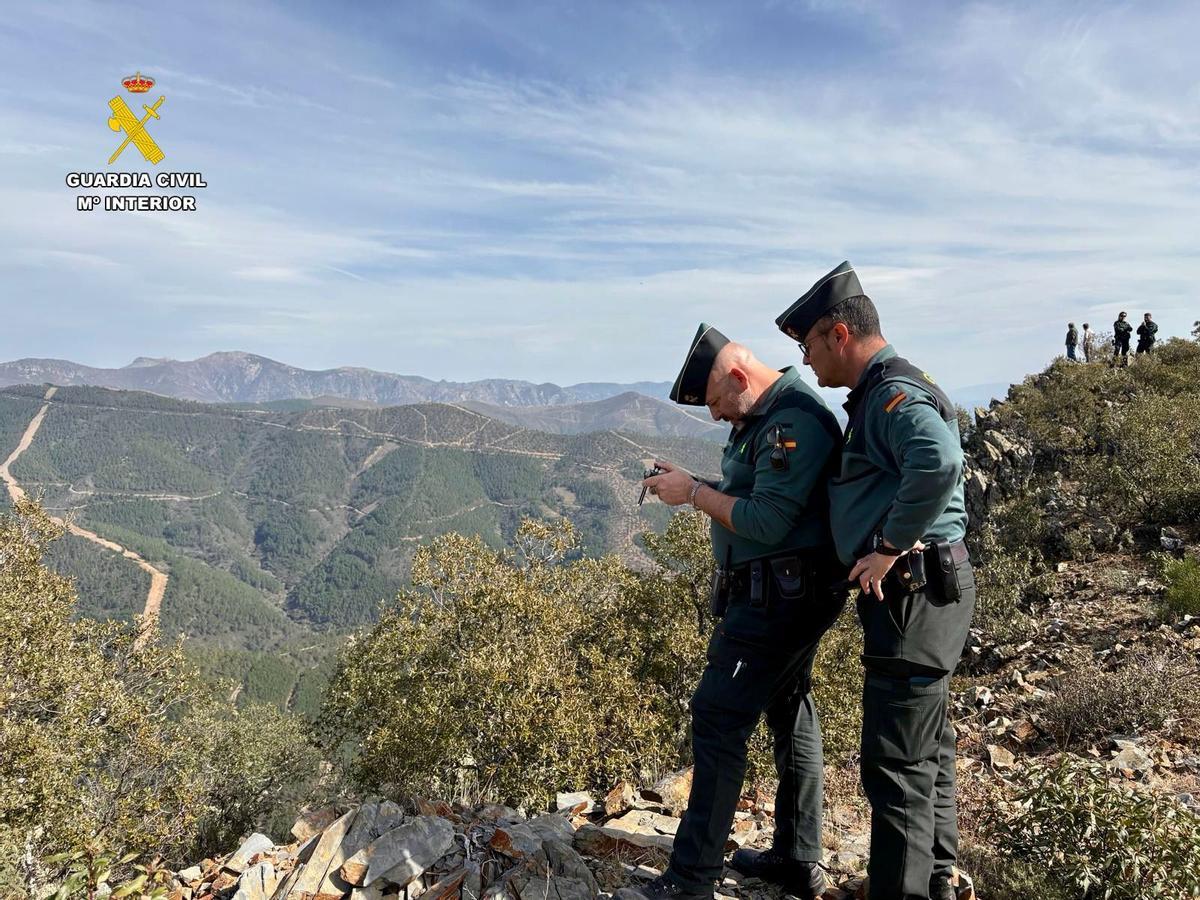 Galería | El Plan Infoex y Guardia Civil buscan al hombre desaparecido