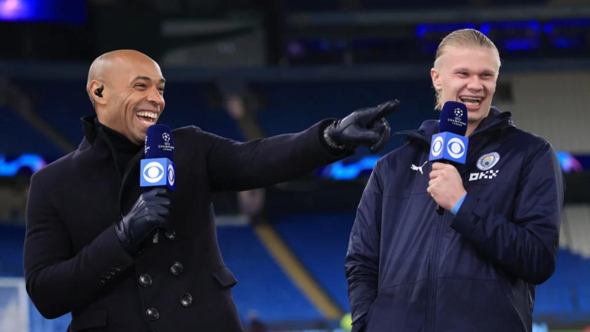 Henry entrevistando a Haaland