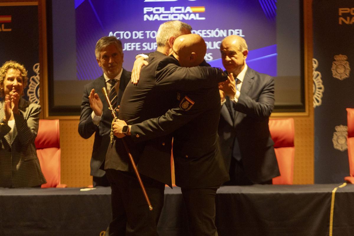 Toma de posesión de José Antonio Puebla, nuevo jefe superior de la Policía Nacional
