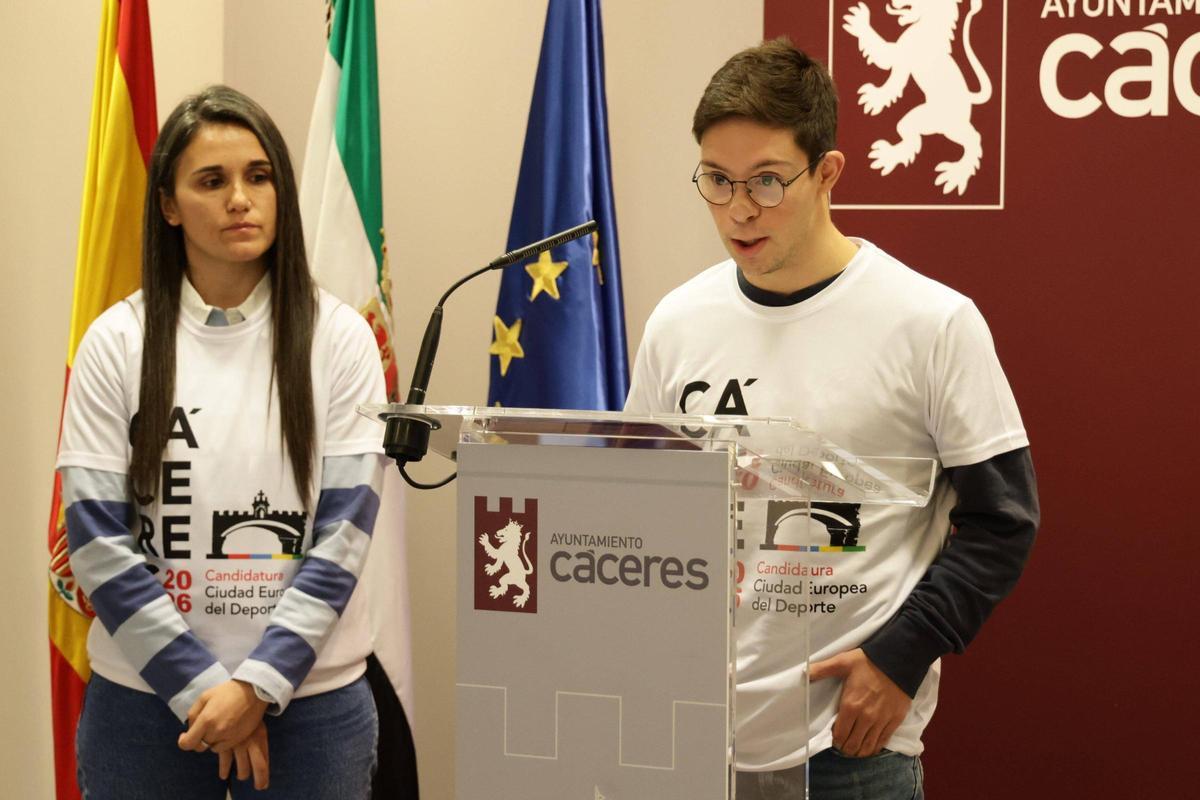 Presentación de la candidatura de Cáceres a la Capitalidad Europea del Deporte del 2026