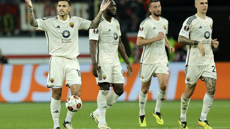 Bayer Leverkusen - Roma : El gol de Mancini en propia puerta