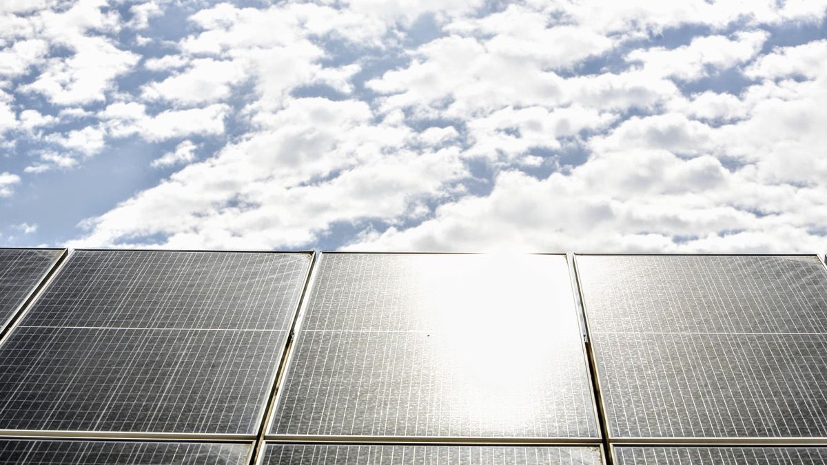 Una instalación fotovoltaica.
