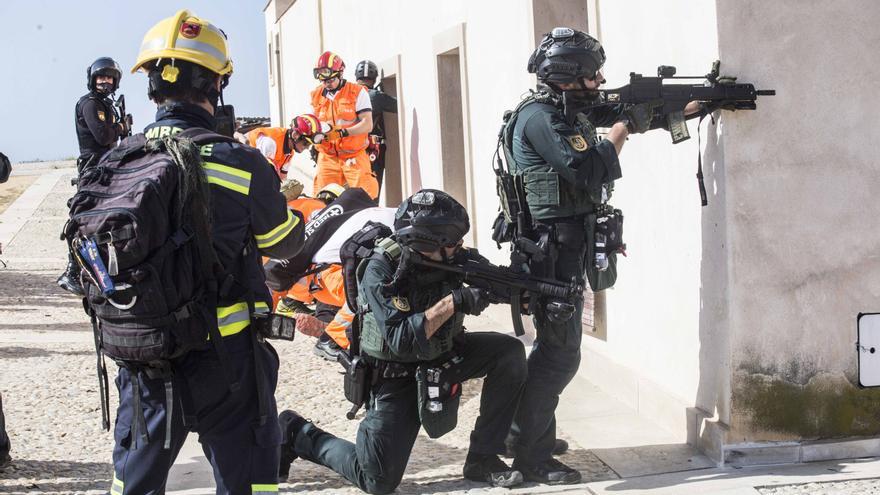 Llamativo simulacro de emergencia en Tabarca