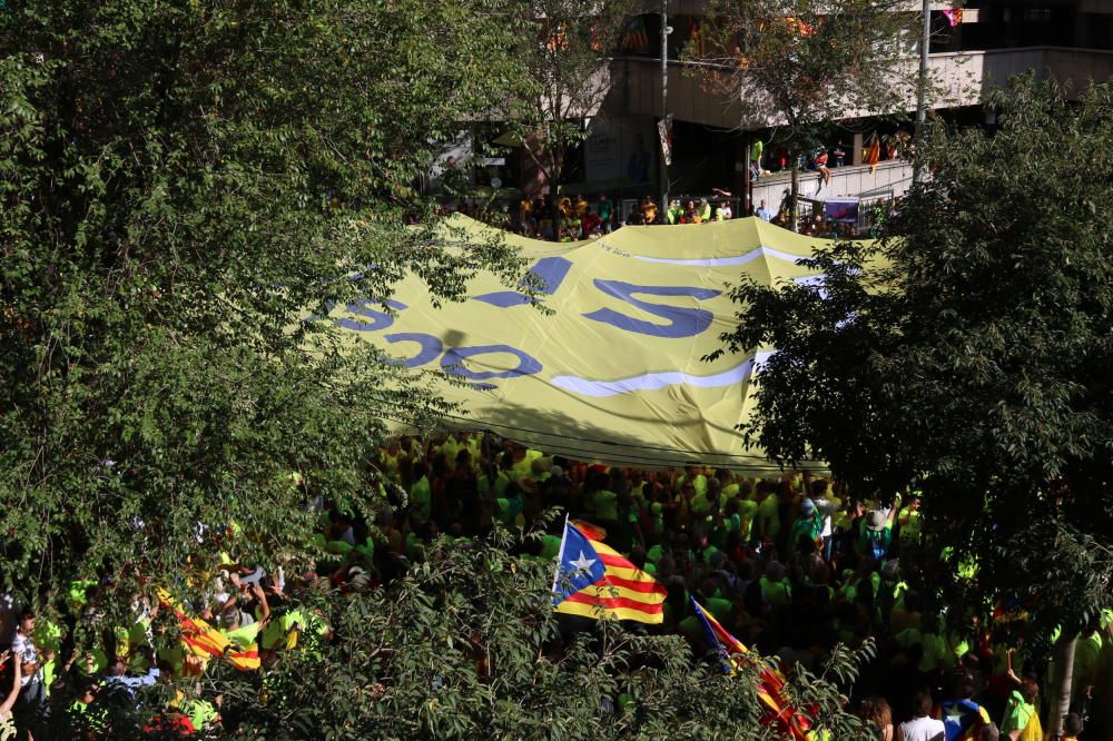 Concentració per la Diada 2017 a Barcelona