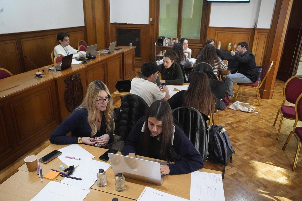 Les imatges de la hackató a la Cambra de Comerç de Girona
