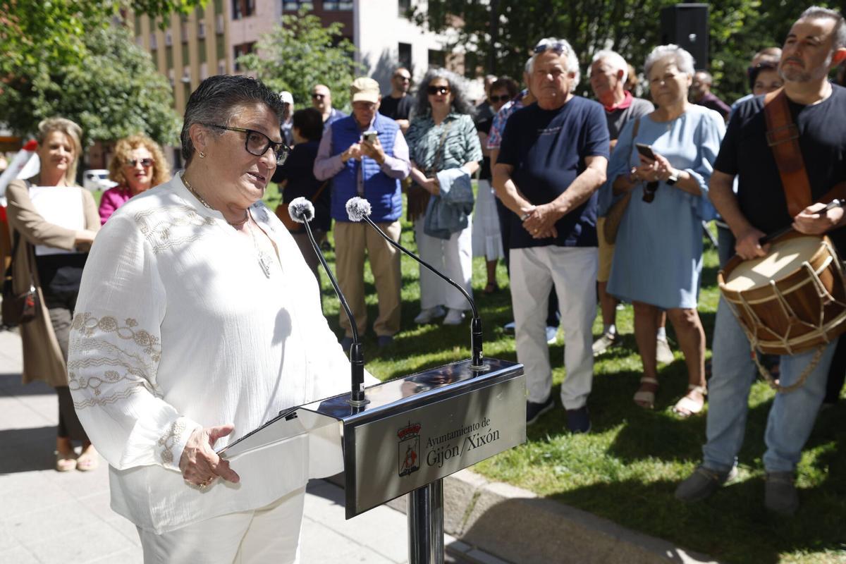 En imágenes: el homenaje de Gijón a "Los Collacios"