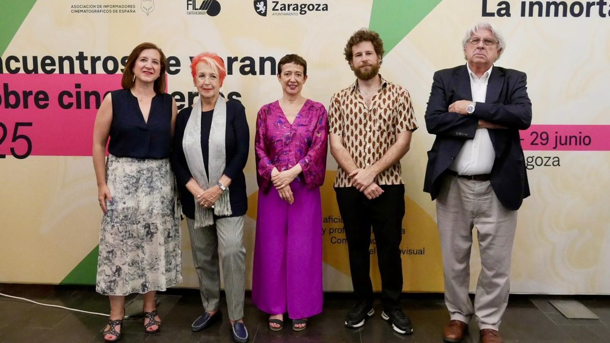 Sara Fernández, Rosa María Calaf, María Guerra, Álvaro Cervantes y José María Turmo.