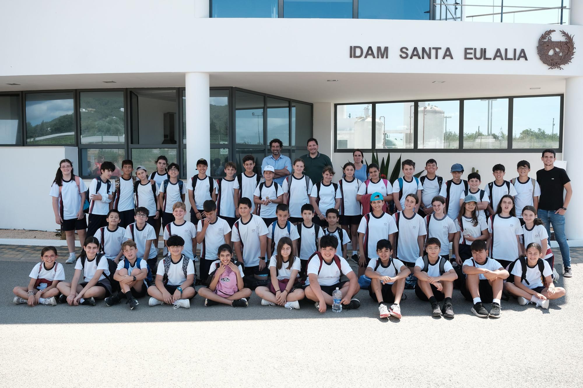 Visita a las instalaciones de Aqualia Ibiza de los alumnos de sexto del Colegio Nuestra Señora de la Consolación