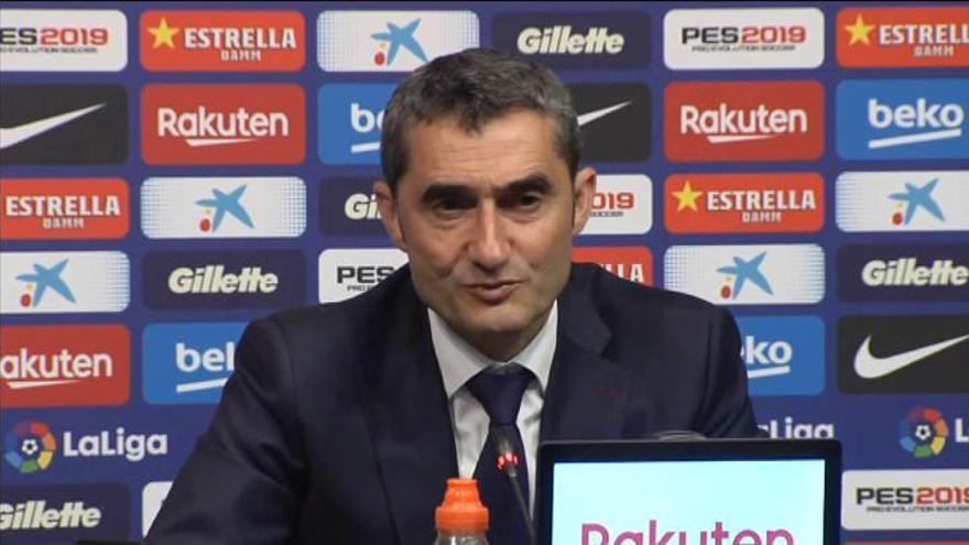 Valverde: "La cuestión era que nosotros tuviéramos paciencia para poder hacer el primer gol"