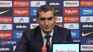 Valverde: "Tenemos ventaja por tener a Messi"