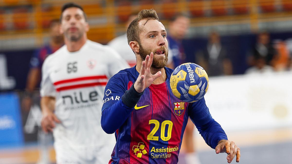 Aleix Gómez, en un contragolpe