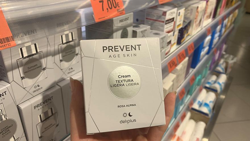 La crema Prevent Age Skin Deliplus de Mercadona.