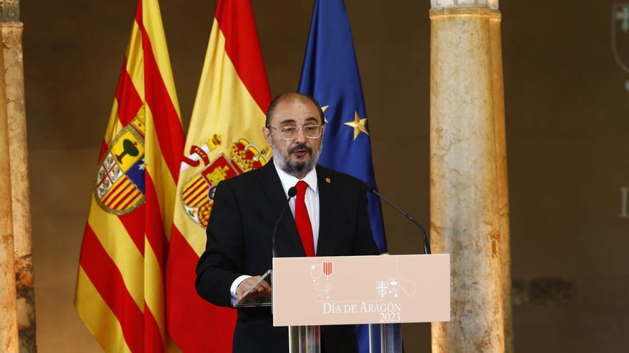 Lambán reivindica el papel clave de Aragón en la &quot;causa España&quot;